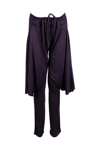 Dark Purple Butterfly Pants - NADINE CHAMAA