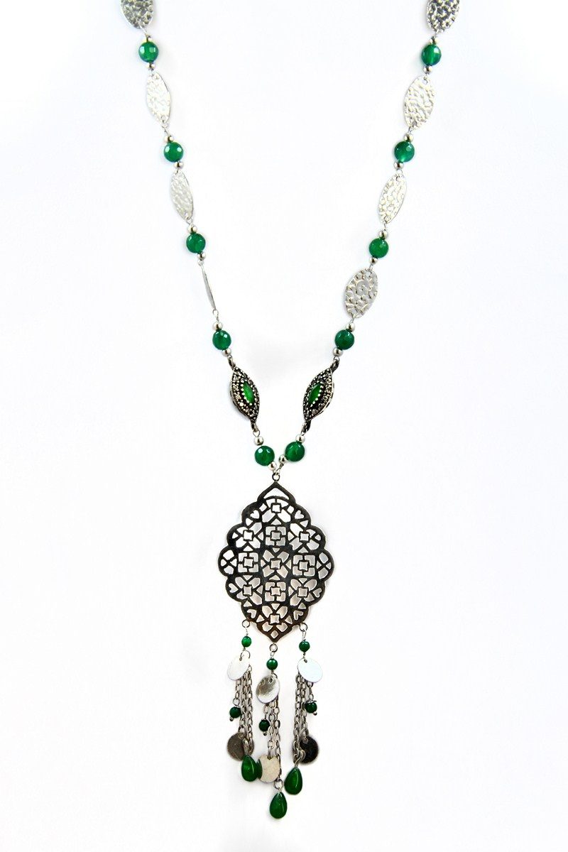 Emerald necklace - RANIA ABDEL RAZEK