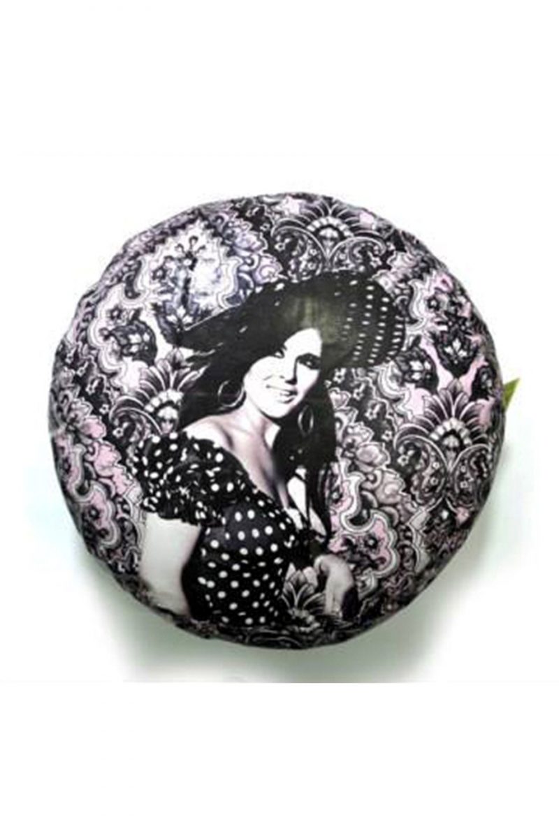 Black and White Souad Hosny Bean Bag