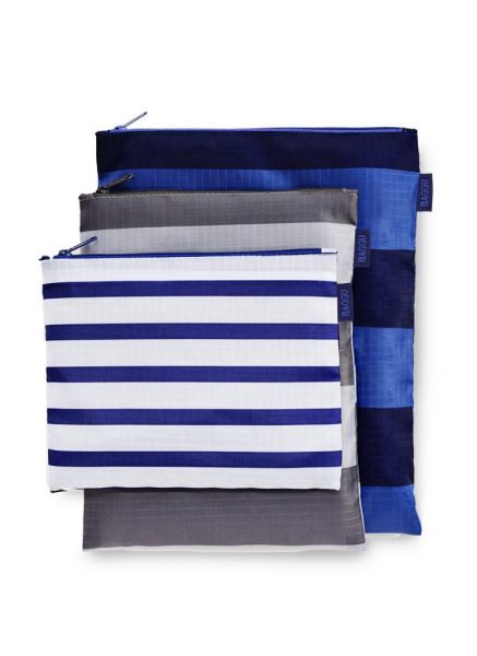 Striped Zipper Bags - BAGGU